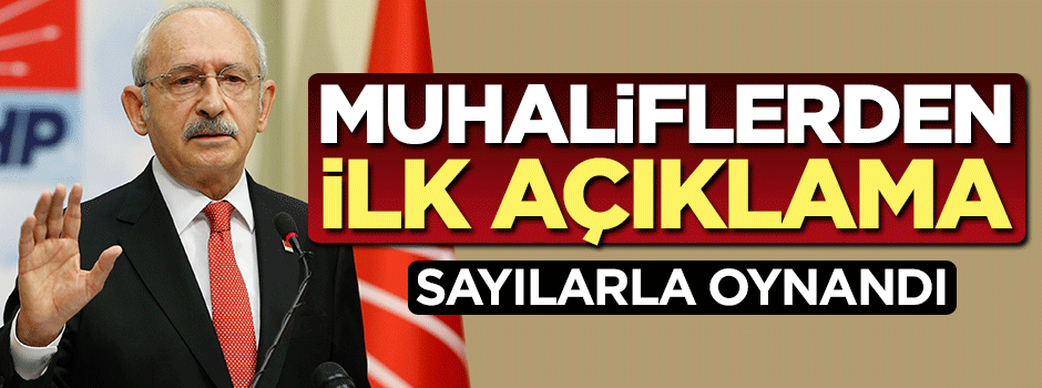 CHP'li muhaliflerden ilk açıklama!