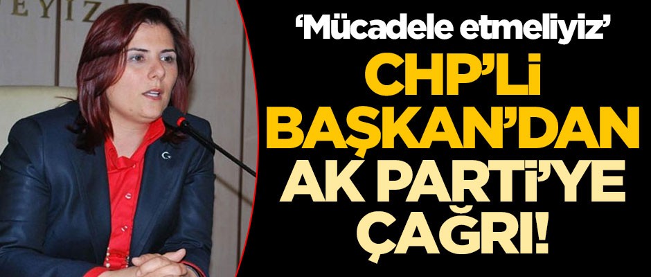 CHP'li Özlem Çerçioğlu'ndan AK Parti'ye çağrı: Mücadele etmeliyiz