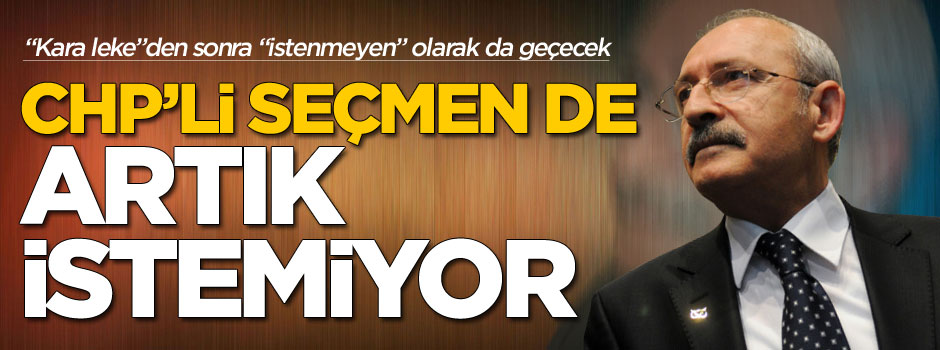 CHP'li seçmen de artık Kemal Kılıçdaroğlu'nu istemiyor