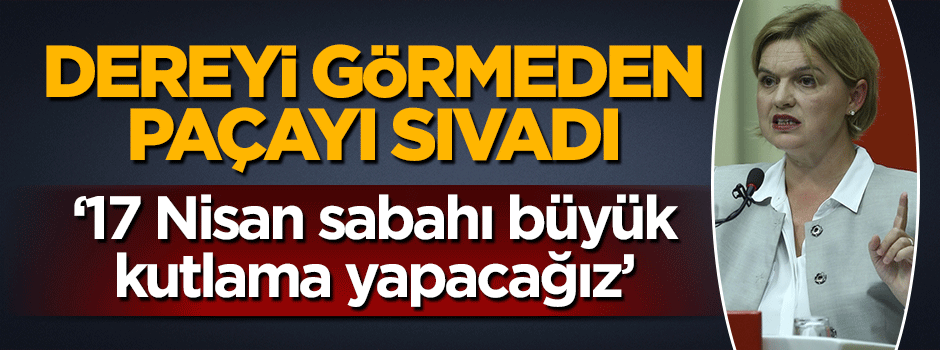 CHP'li o isim dereyi görmeden paçayı sıvadı