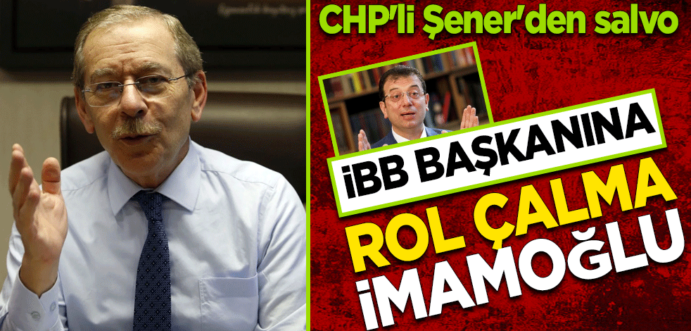CHP'li Şener'den salvo! Genel Başkan adaylığını ilan etmişken rol çalmak etik değil