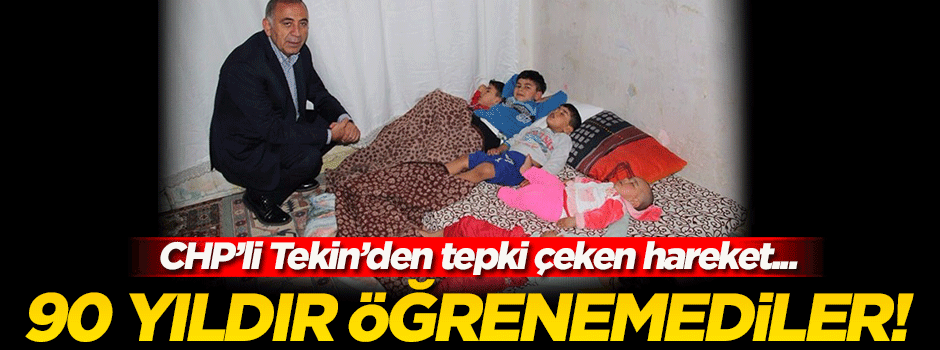 CHP'li Tekin Suriyelilerin evine ayakkabıyla girdi