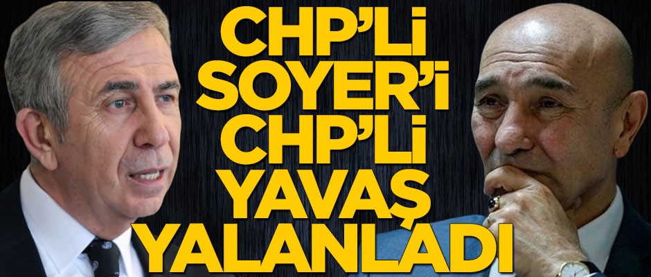 CHP’li Tunç Soyer’i, CHP’li Mansur Yavaş yalanladı: "Tunç Bey..."