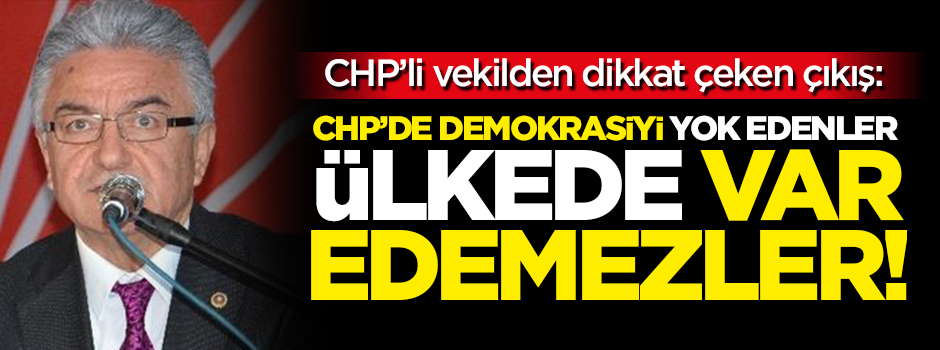 CHP'li Turpcu'dan dikkat çeken çıkış: CHP’de yok edenler, ülkede var edemezler!