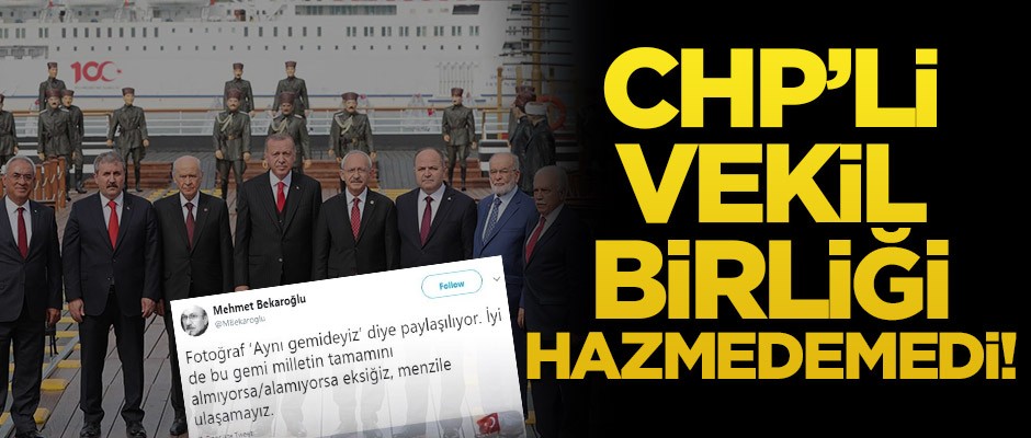 CHP Samsun'daki fotoğraftan rahatsız oldu