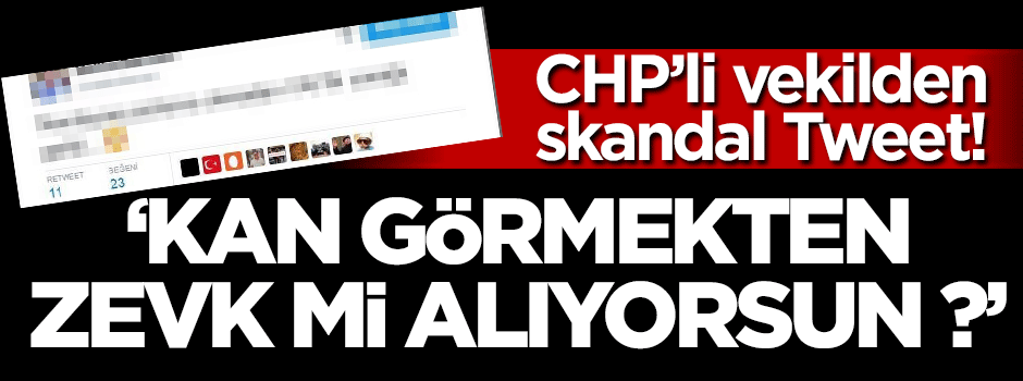 CHP'li vekilden skandal paylaşım!