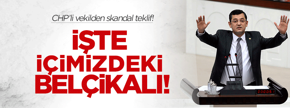 CHP'li vekilden skandal teklif!