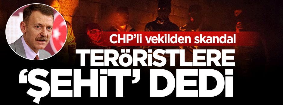CHP'li vekilden skandal: Teröristlere 'şehit' dedi