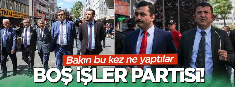 CHP'li vekillerden volta eylemi!