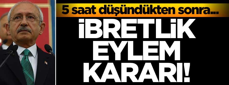 CHP'liler 5 saat düşündü... Sonunda oturmaya karar verdiler!