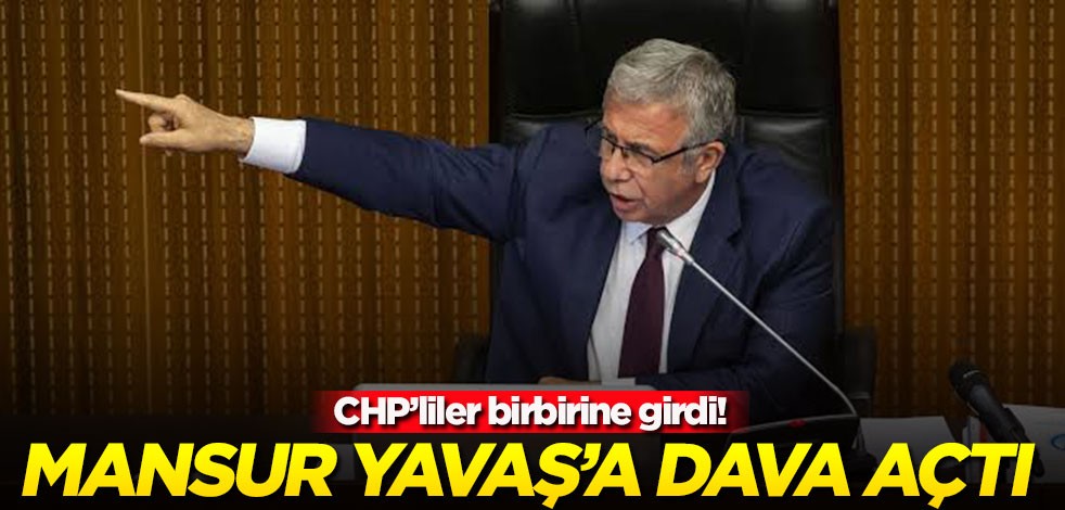 CHP’liler birbirine girdi! Mansur Yavaş’a dava açtı