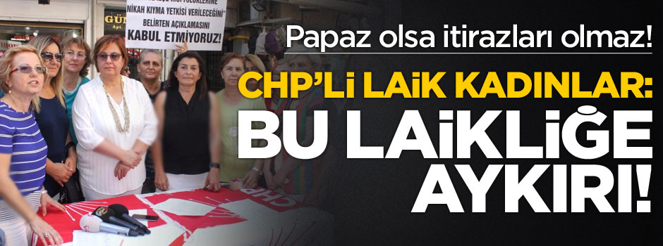 CHP'liler imza topluyor: Bu laikliğe aykırı