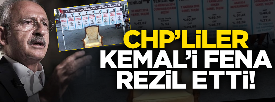 CHP'liler Kılıçdaroğlu'nu fena rezil etti!
