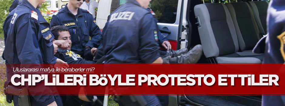 CHP'lileri böyle protesto ettiler