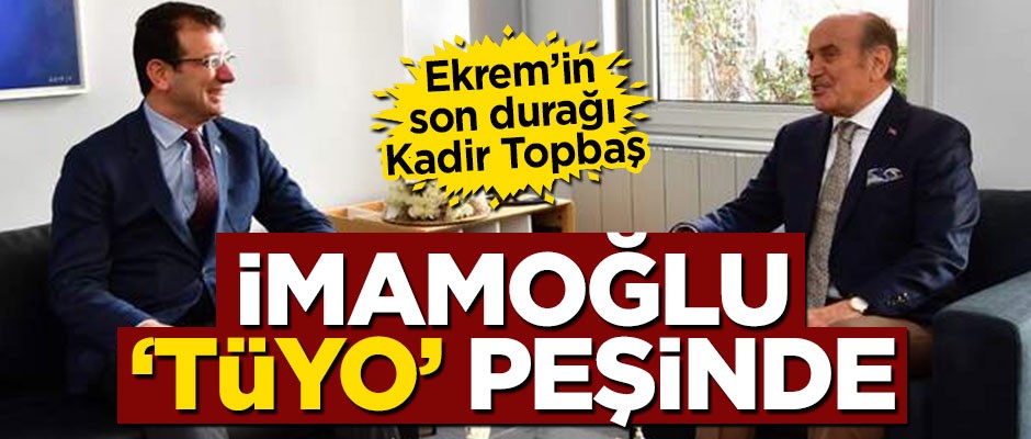 CHP'nin aday Ekrem İmamoğlu Kadir Topbaş ile bir araya geldi