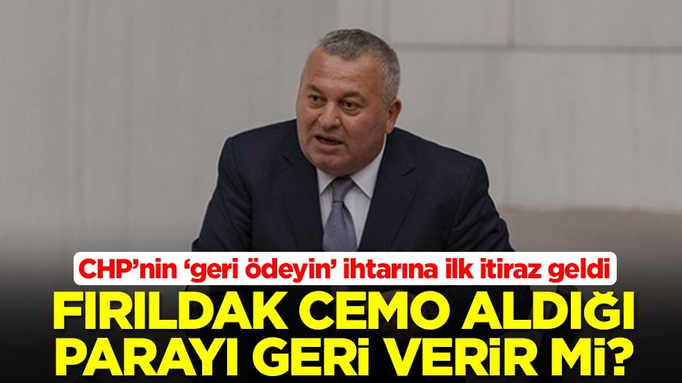 CHP’nin ‘geri ödeyin’ ihtarına ilk itiraz geldi: Fırıldak Cemo aldığı parayı geri verir mi?