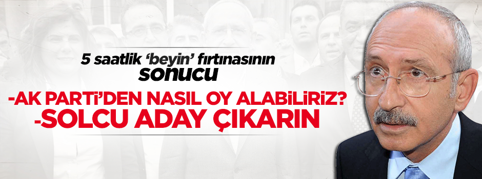 CHP'nin gündemi: AK Parti'den nasıl oy alabiliriz