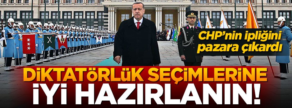 CHP'nin ipliğini pazara çıkardı