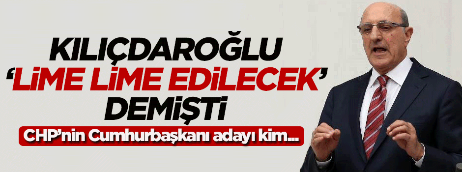 CHP'nin 'lime lime edilecek' adayı...