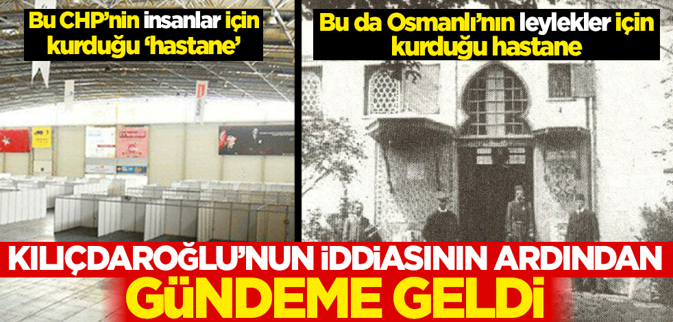 CHP'nin sahra hastanesi iddiasının ardından gündeme geldi! İşte Osmanlı'nın kurduğu leylek hastanesi
