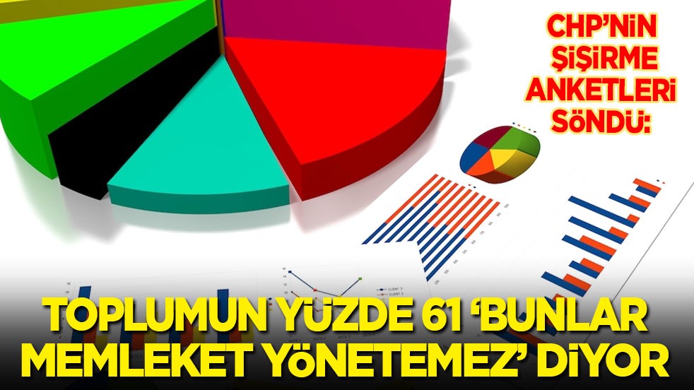 CHP’nin şişirme anketleri sert söndü: Halkın yüzde 61'i ‘Bunlar memleket yönetemez’ diyor
