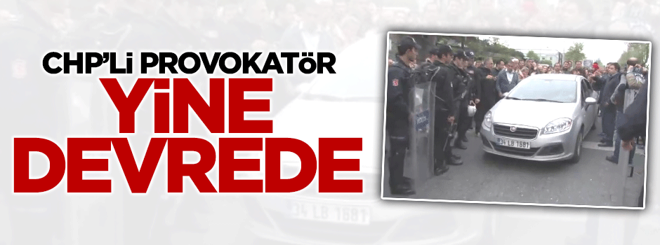 CHP'nin şovcu vekili Mahmut Tanal, polisle tartıştı