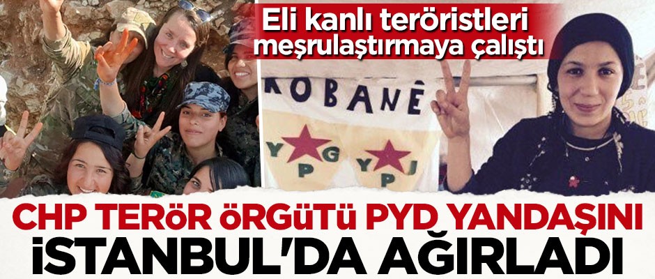 CHP’nin Suriye konferansına terör örgütü PYD yandaşı katıldı