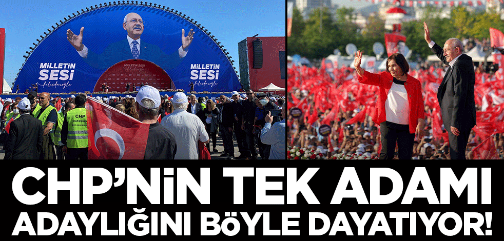 CHP'nin tek adamı adaylığını böyle dayatıyor! 'Gönlümüzün adamı Kılıçdaroğlu' sözünü yasaklattı