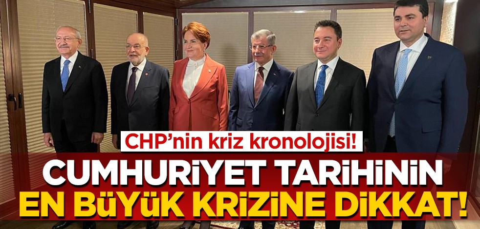 CHP'nin Türkiye'ye yaşattığı krizlerin kronolojisi! Cumhuriyet döneminin en büyük felaketine dikkat..