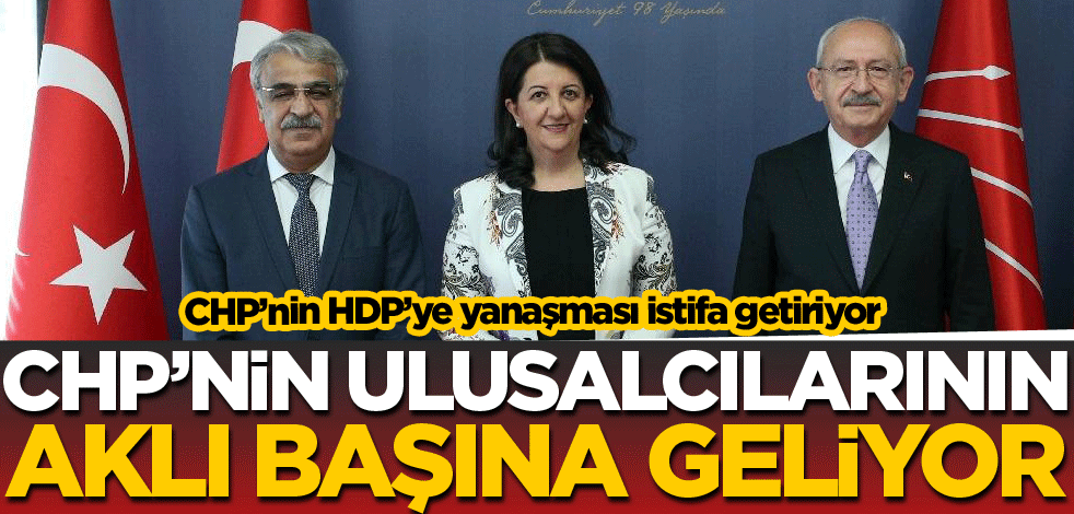 CHP'nin ulusalcılarının aklı başına geliyor!