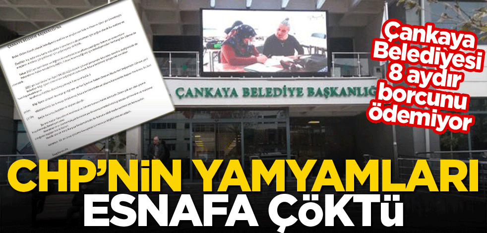 CHP’nin yamyamları esnafa çöktü