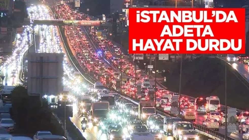 CHP'nin yönetimindeki İstanbul'da hayat bugün de durdu
