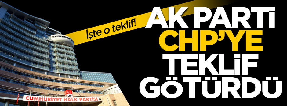 CHP'ye AK Parti'den "dokunulmazlık" ziyareti