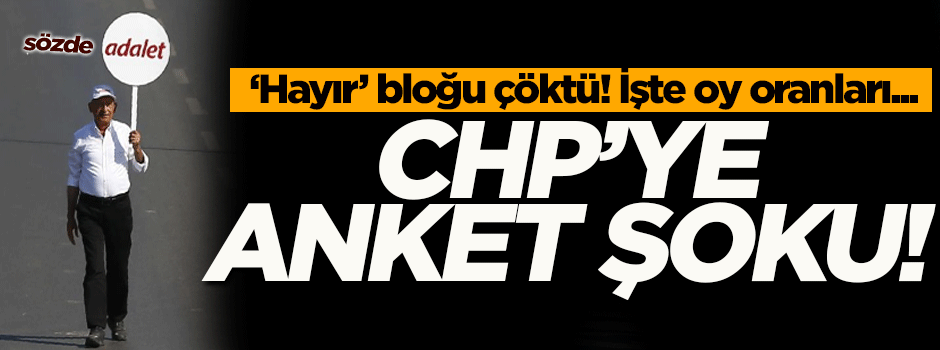 CHP'ye anket şoku! İşler ters tepti...