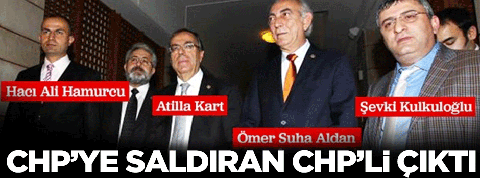 CHP'ye saldıran CHP'ye kitap yazan Ali Hacı Hamurcu çıktı