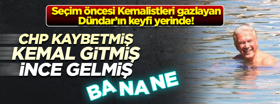 CHP'yi gazlayan Uğur Dündar tatile gitti