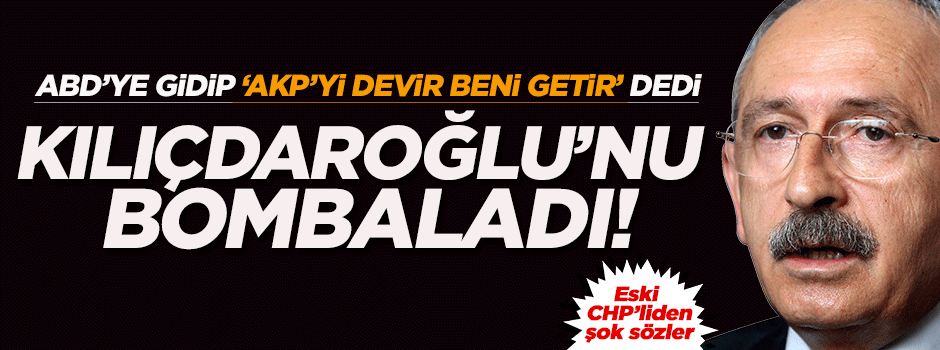 CHP'yi, Halk Tv'yi ve Kılıçdaroğlu'nu bombaladı!