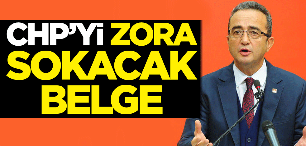 CHP'yi zora sokacak belge
