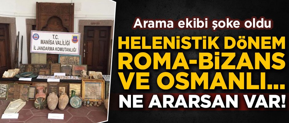 Çiftlik değil müze! Sahibi ölen evde, 1528 parça tarihi eser bulundu