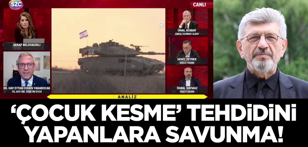 Cihangir İslam çocuk kesme tehdidi yapanları savunmaya kalktı!