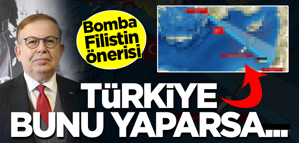 Cihat Yaycı'dan çok konuşulacak Filistin önerisi: Türkiye bunu yaparsa...