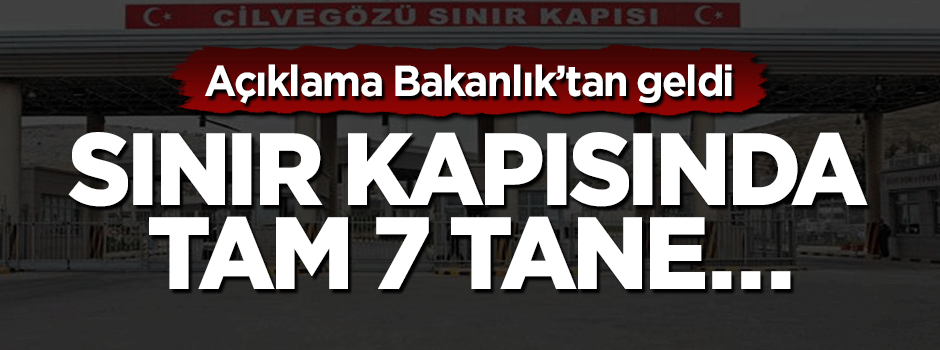 Cilvegözü Gümrük Kapısı'nda 7 kaçak İnsansız Hava Aracı ele geçirildi