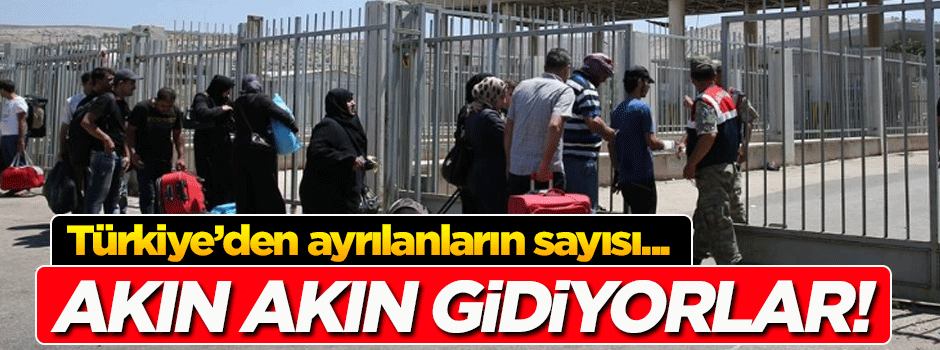 Cilvegözü’nden çıkan Suriyeli sayısı 25 bini geçti