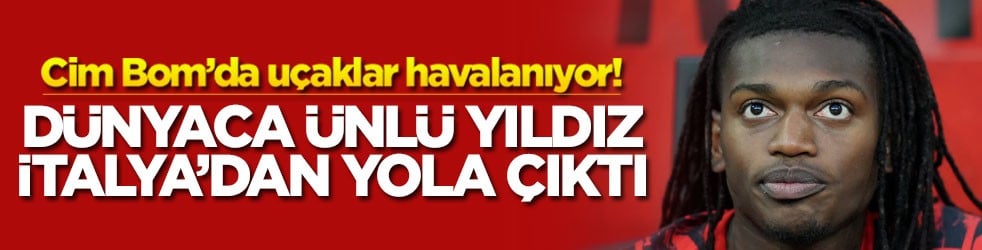 Cim Bom’da uçaklar havalanıyor! Dünyaca ünlü yıldız İtalya’dan yola çıktı