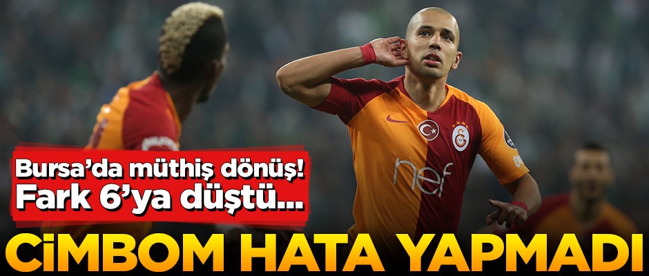 Cimbom'dan müthiş dönüş!