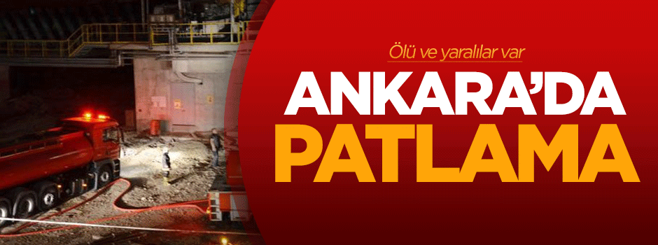 Çimento fabrikasında patlama