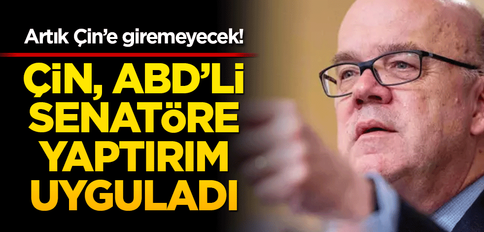 Çin, ABD'li Senatör McGovern'a "iç işlerine karıştığı" gerekçesiyle yaptırım uyguladı