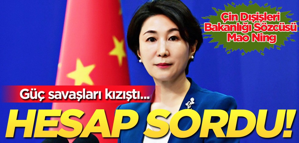 Çin, ABD’yi çılgına çevirdi: siyasi manipülasyon eleştirisi! Çarpıttığı iddia edildi