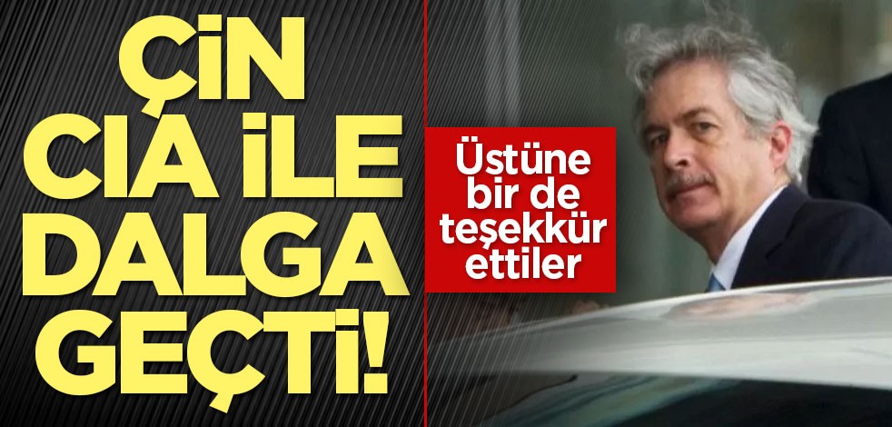 Çin, CIA ile dalga geçti! Üstüne bir de teşekkür ettiler