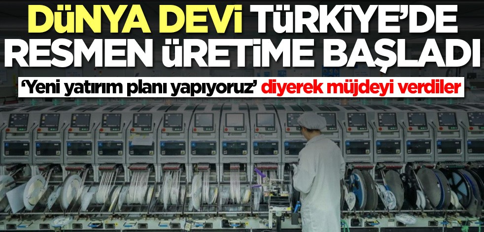 Çin devi TECNO Mobile Türkiye'de üretime başladı
